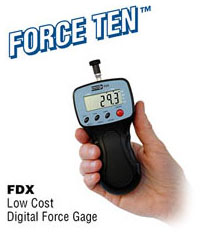 Click here to view FDX series Low Cost Digital Force Gage